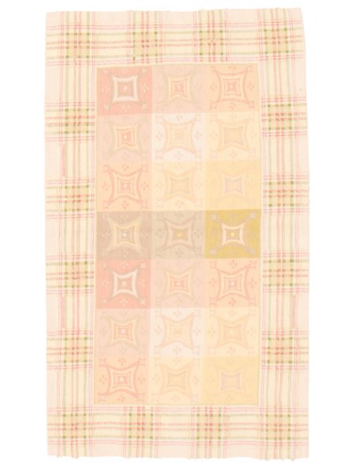 Indian French Tapestry 2'11" x 5'1" Needlepoint Wool Tapestry Kilim 