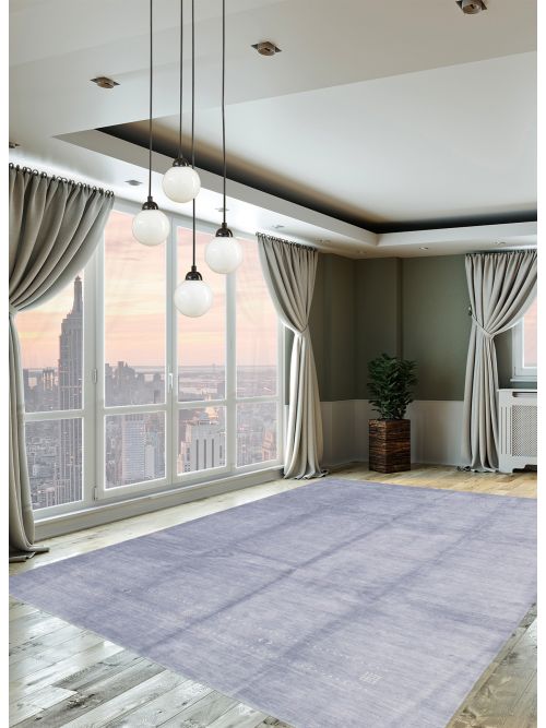 Indo Gabbeh 9'4" x 11'9" Hand Loomed Wool Rug 
