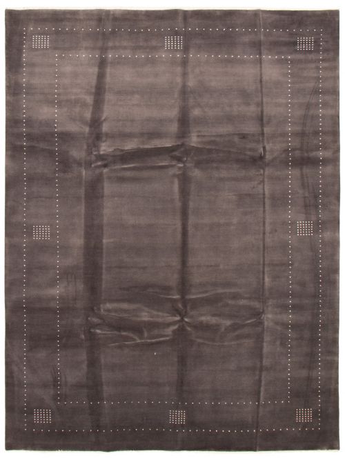 Indo Gabbeh 8'10" x 11'10" Hand Loomed Wool Rug 