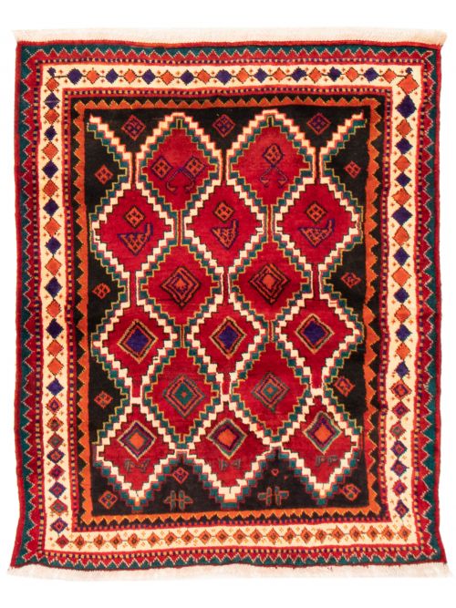 Tapis style persan 4'8" x 5'10" en laine