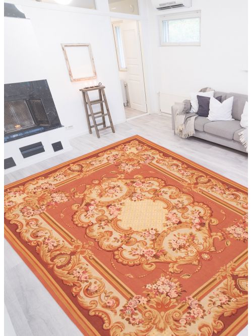 Chinese French Tapestry 8'10" x 12'2" Needlepoint Wool Rug 