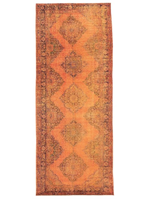 Turkish Color Transition 4'11" x 12'8" Hand-knotted Wool Rug 