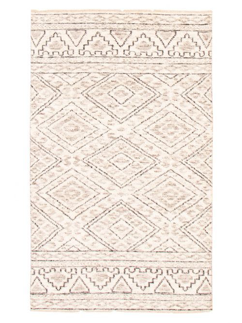 Indian Tangier 4'11" x 8'3" Hand-knotted Wool Rug 