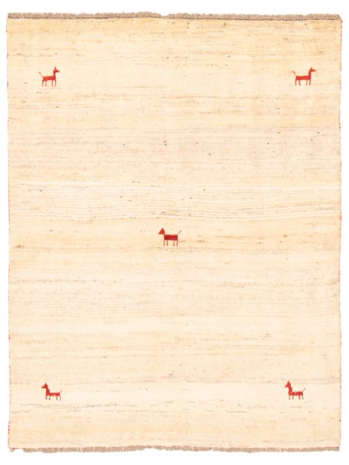 Tapis style persan kaskhuli gabbeh 4'11" x 6'5" en laine