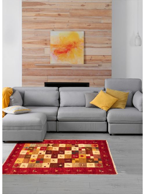 Persian Style Kashkuli Gabbeh 3'3" x 5'0" Hand-knotted Wool Rug 