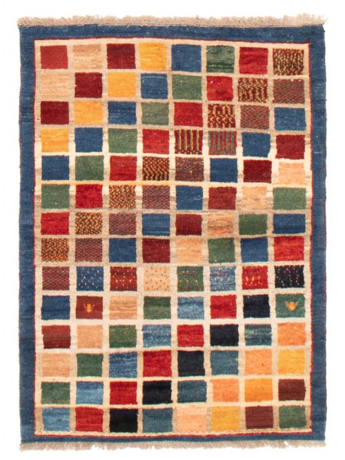 Persian Style Kashkuli Gabbeh 3'5" x 4'8" Hand-knotted Wool Rug 