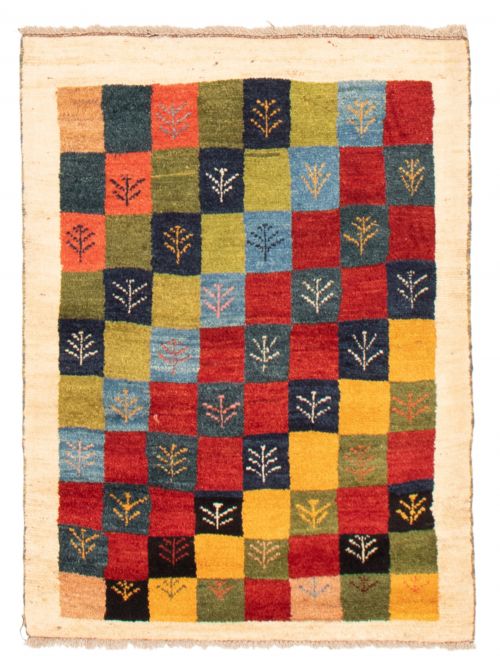 Tapis style persan kaskhuli gabbeh 3'4" x 4'6" en laine