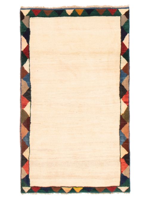 Tapis style persan kaskhuli gabbeh 3'11" x 6'5" en laine