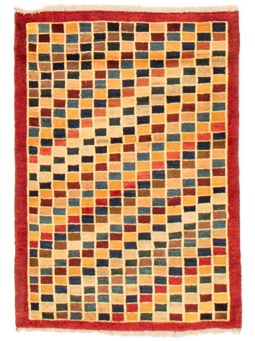 Persian Style Kashkuli Gabbeh 3'5" x 4'11" Hand-knotted Wool Rug 