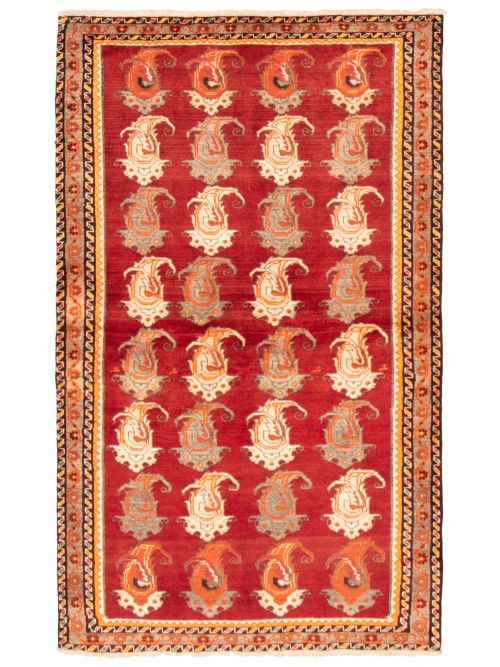 Persian Style 4'1" x 7'11" Hand-knotted Wool Rug 