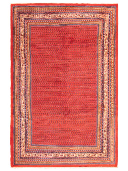 Persian Style 7'0" x 10'7" Hand-knotted Wool Rug 