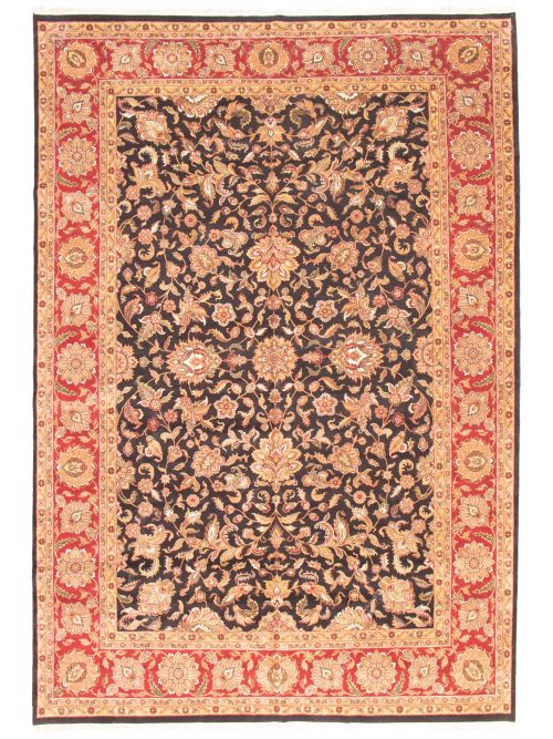 Indian Sultanabad 12'1" x 18'1" Hand-knotted Wool Rug 