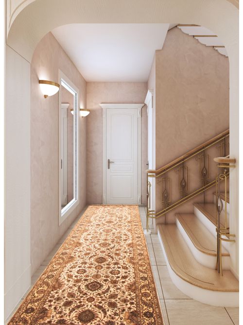 Indian Finest Agra Jaipur 6'1" x 20'3" Hand-knotted Wool Rug 