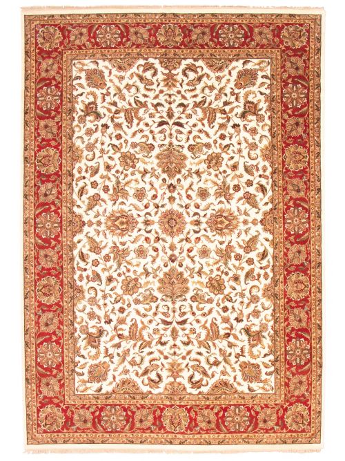 Indian Finest Agra Jaipur 12'1" x 17'10" Hand-knotted Wool Rug 