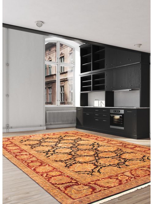 Indian Finest Agra Jaipur 12'0" x 17'3" Hand-knotted Wool Rug 