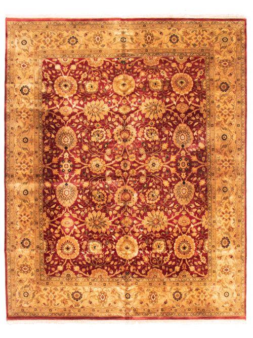 Indian Finest Agra Jaipur 12'1" x 15'1" Hand-knotted Wool Rug 
