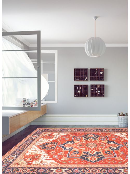 Indian Serapi Heritage 11'10" x 17'10" Hand-knotted Wool Rug 