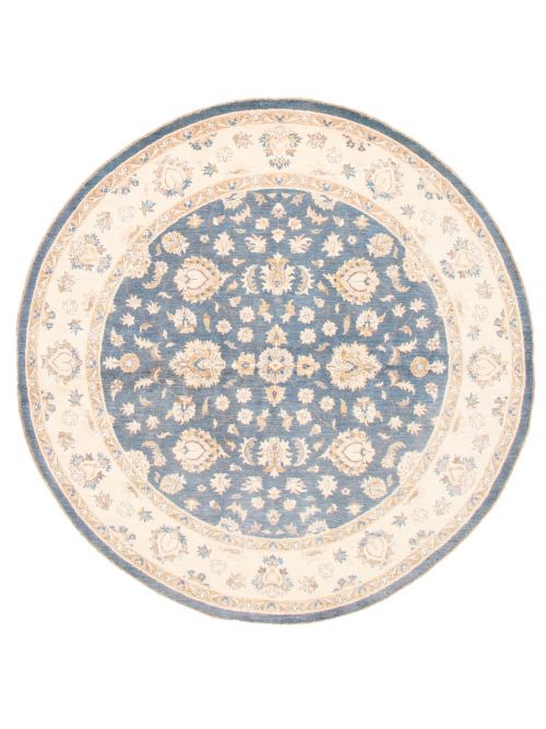 Pakistani Peshawar Oushak 9'0" x 9'0" Hand-knotted Wool Rug 