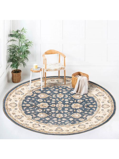 Pakistani Peshawar Oushak 9'0" x 9'0" Hand-knotted Wool Rug 