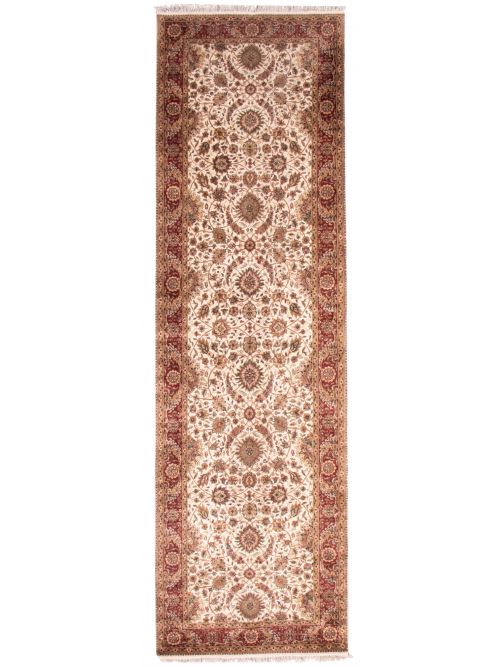 Indian Finest Agra Jaipur 6'3" x 20'2" Hand-knotted Wool Rug 