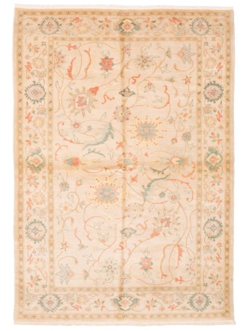 Turkish Anatolian Authentic 6'3" x 9'0" Hand-knotted Wool Rug 