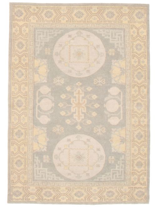 Turkish Anatolian Authentic 4'0" x 6'0" Hand-knotted Wool Rug 