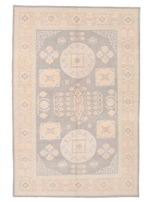 Turkish Anatolian Authentic 5'11" x 8'11" Hand-knotted Wool Rug 