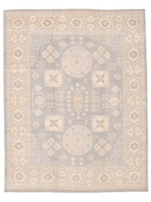 Turkish Anatolian Authentic 8'0" x 10'3" Hand-knotted Wool Rug 