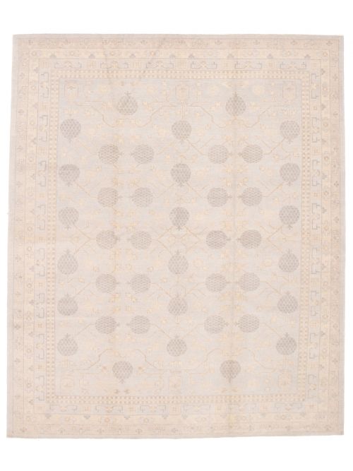Turkish Anatolian Authentic 8'1" x 10'0" Hand-knotted Wool Rug 