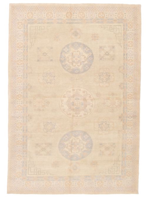 Turkish Anatolian Authentic 6'2" x 9'0" Hand-knotted Wool Rug 