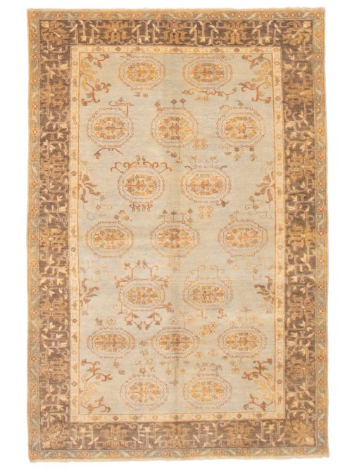 Turkish Anatolian Authentic 6'0" x 9'0" Hand-knotted Wool Rug 