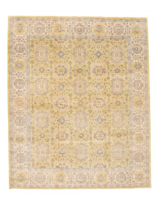 Pakistani Peshawar Finest Ottoman 8'0" x 9'8" Hand-knotted Wool Rug 
