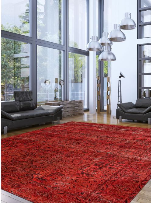 Tapis surteint coloré 9'6" x 12'9" en laine