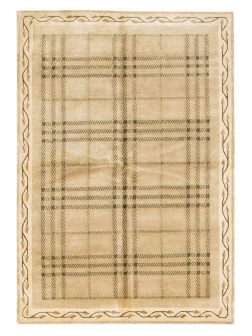 Nepal Aurora 6'0" x 8'10" Hand-knotted Wool Rug 