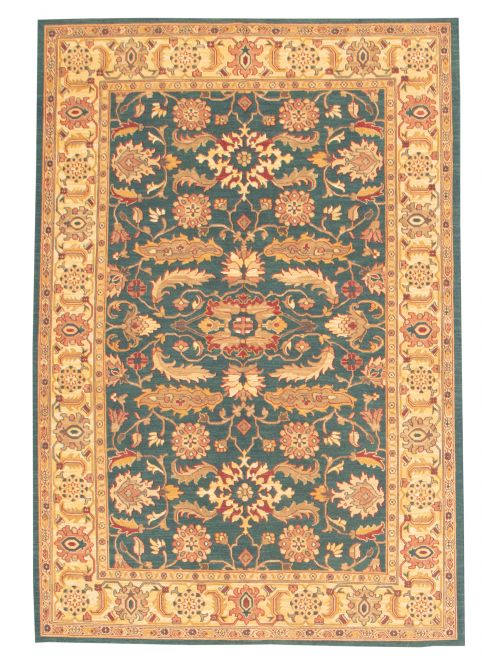 Pakistani Lahor Finest 6'3" x 9'1" Flat-Weave Wool Tapestry Kilim 