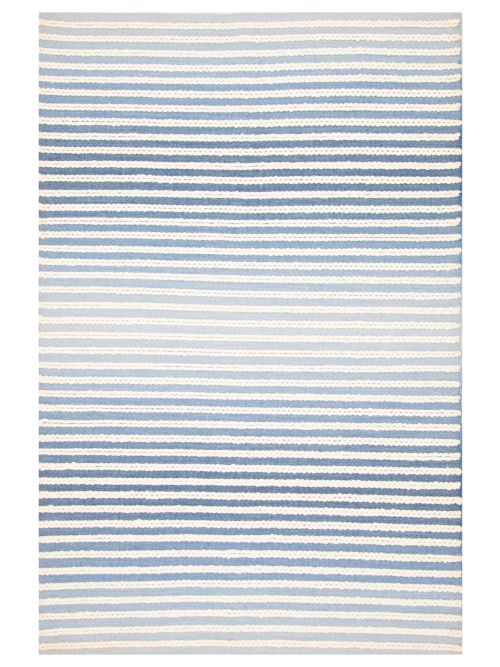 Indian Marrakech 5'2" x 7'9" Flat-Weave Wool Kilim 