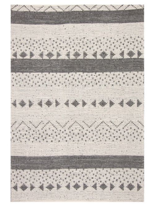 Indian Marrakech 5'1" x 7'5" Flat-Weave Wool Kilim 