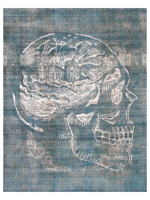 Turkish Color Transition 9'8" x 12'8" Hand-knotted Wool Rug 