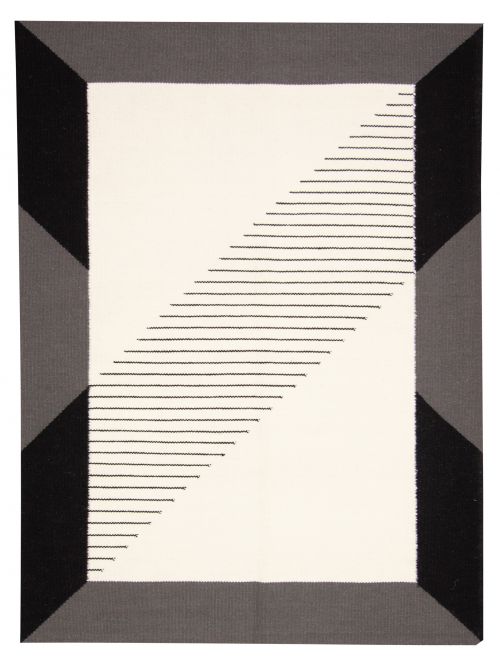 Turkish Ankara FW 5'3" x 7'0" Flat-Weave Wool Kilim 