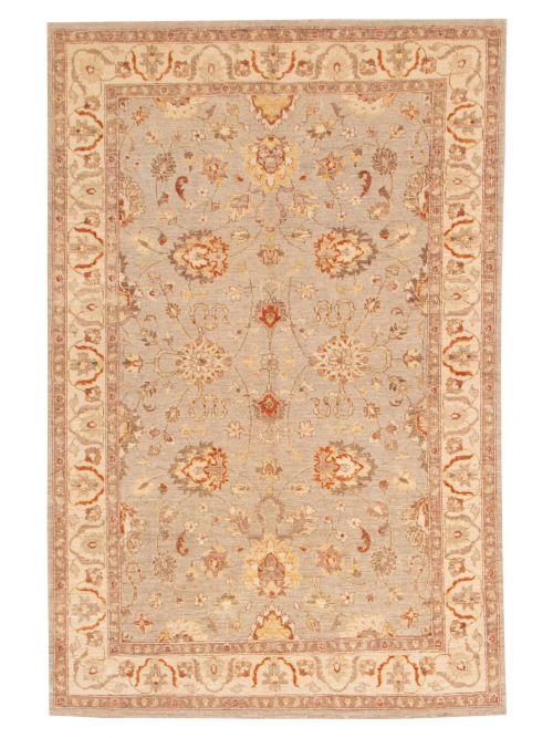 Pakistani Peshawar Oushak 5'7" x 8'8" Hand-knotted Wool Rug 