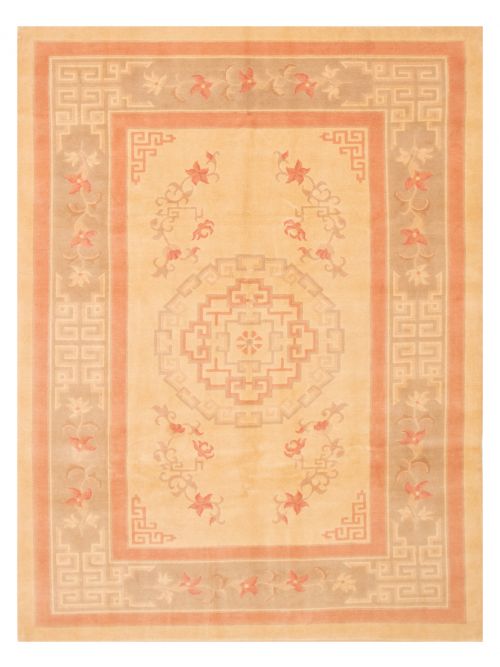 Nepal Aubusson 7'10" x 10'3" Hand-knotted Wool Rug 