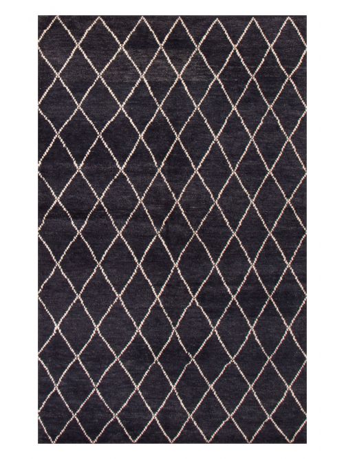 Tapis arlequin 5'1" x 8'1" en laine