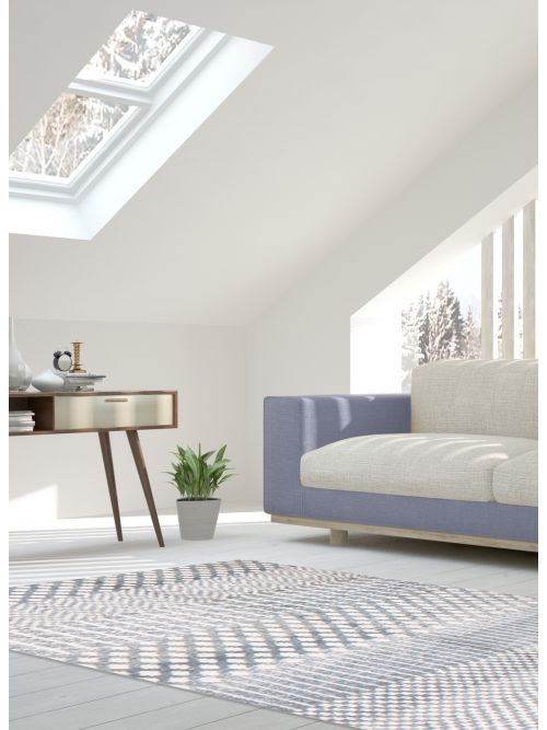 Indian La Seda 5'0" x 8'0" Hand-knotted Silk Rug 