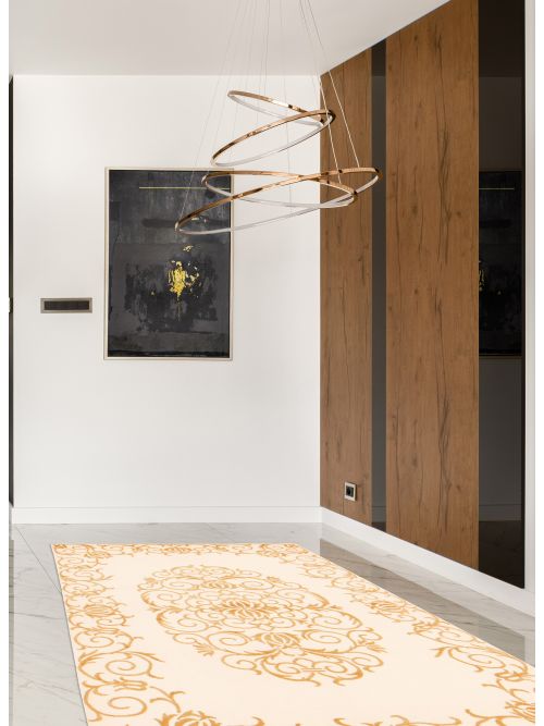 Nepal Silk Touch 3'9" x 5'9" Hand-knotted Silk, Wool Rug 