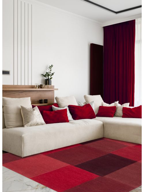 Nepal Aurora 3'9" x 5'9" Hand-knotted Wool Rug 