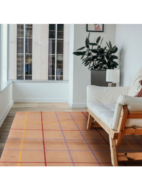 Nepal Aurora 3'9" x 5'9" Hand-knotted Wool Rug 