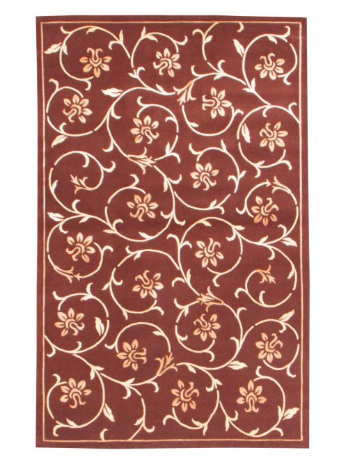 Nepal Silk Touch 3'9" x 5'9" Hand-knotted Silk, Wool Rug 