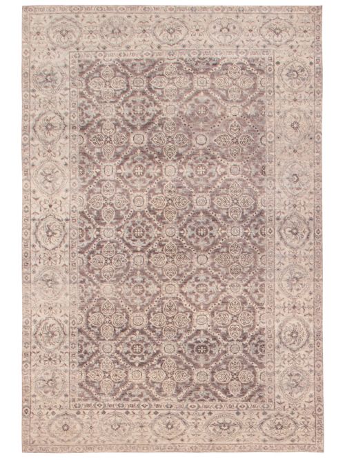 Indian Finest Oushak 5'6" x 8'5" Hand-knotted Wool Rug 