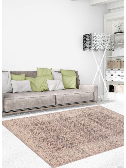 Indian Finest Oushak 5'6" x 8'5" Hand-knotted Wool Rug 