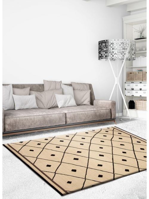 Turkish Ankara FW 5'1" x 7'5" Flat-Weave Wool Kilim 